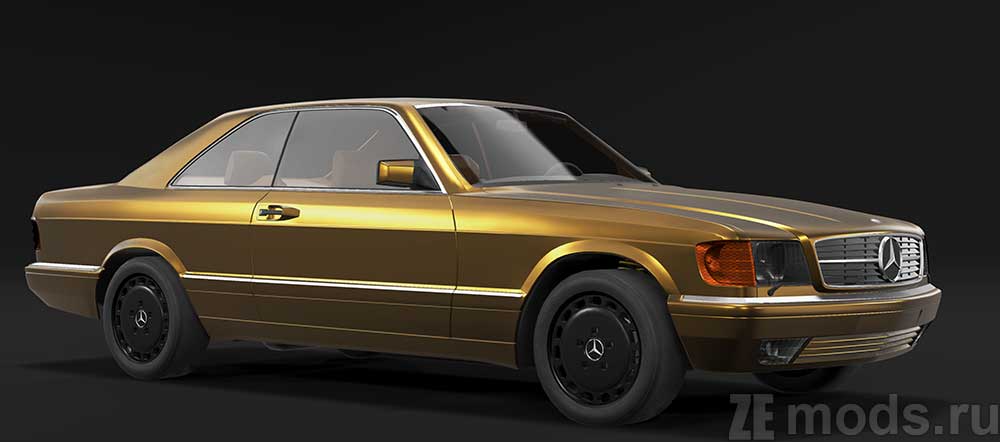 Mercedes-Benz W126 560SEC mod for BeamNG.drive