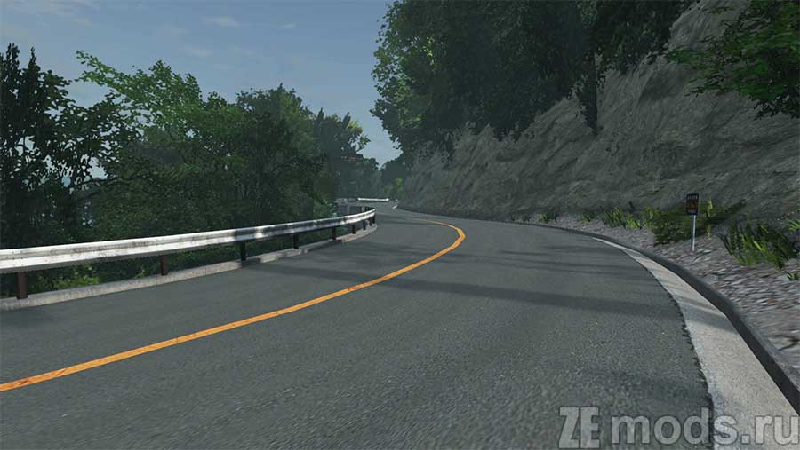 "Mountain Futatabi" map for BeamNG.drive