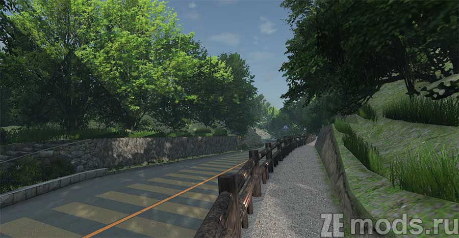 "Mountain Futatabi" map mod for BeamNG.drive