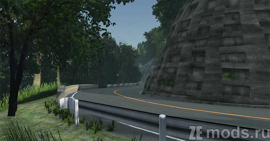 "Mountain Futatabi" map mod for BeamNG.drive