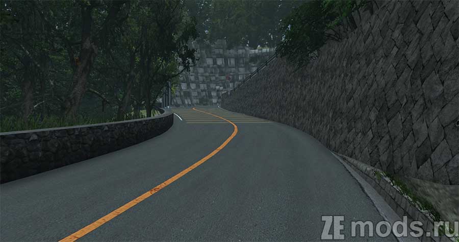 "Mountain Futatabi" map mod for BeamNG.drive