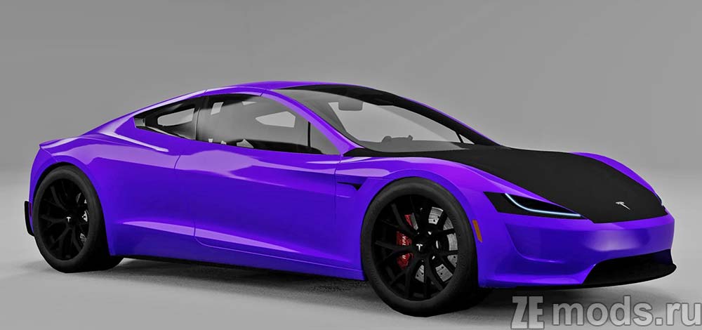 Tesla Roadster 2023 mod for BeamNG.drive