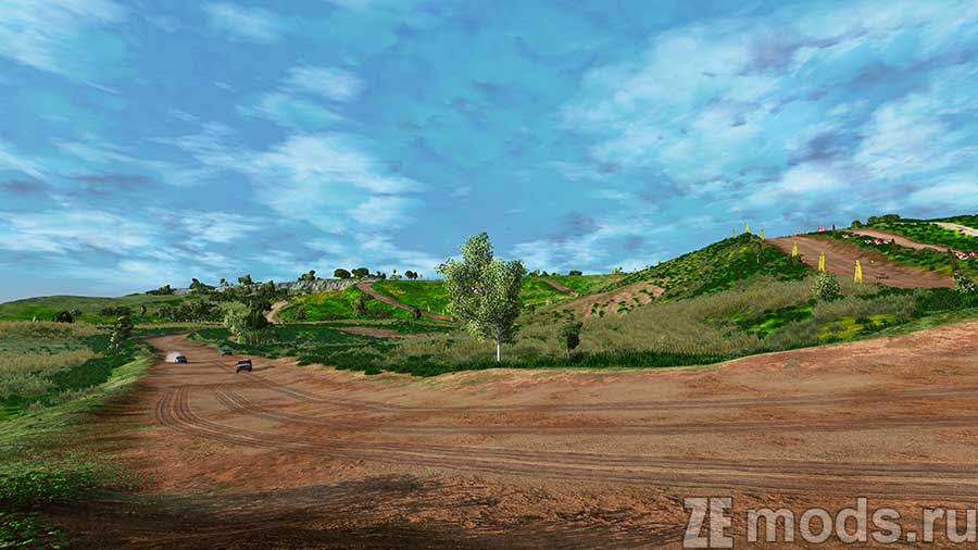 "Ukraine Rallycross" map for BeamNG.drive