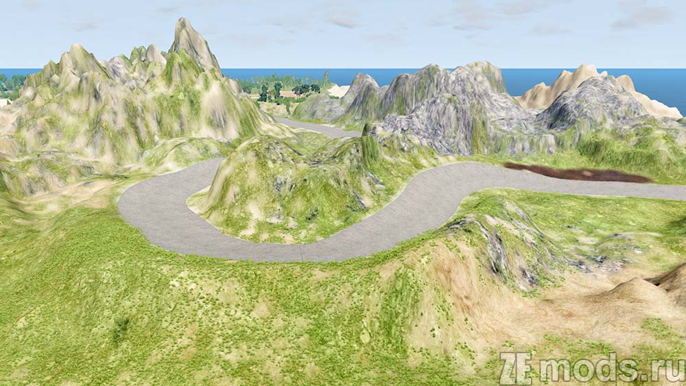 "Wrak Race Tracks" map mod for BeamNG.drive