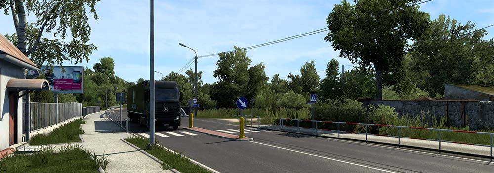 Pomezania map mod for Euro Truck Simulator 2
