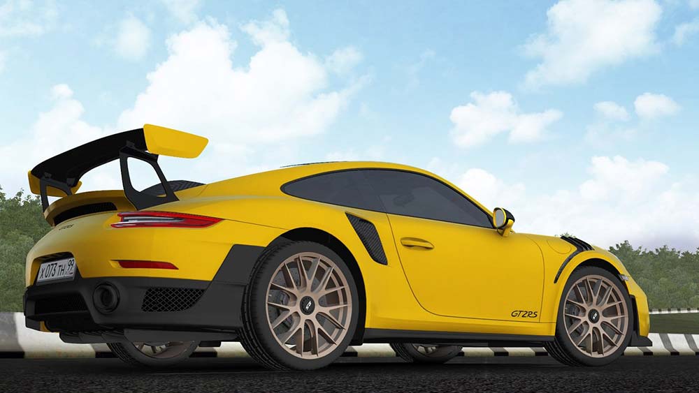 Porsche 911 GT2 RS mod for City Car Driving