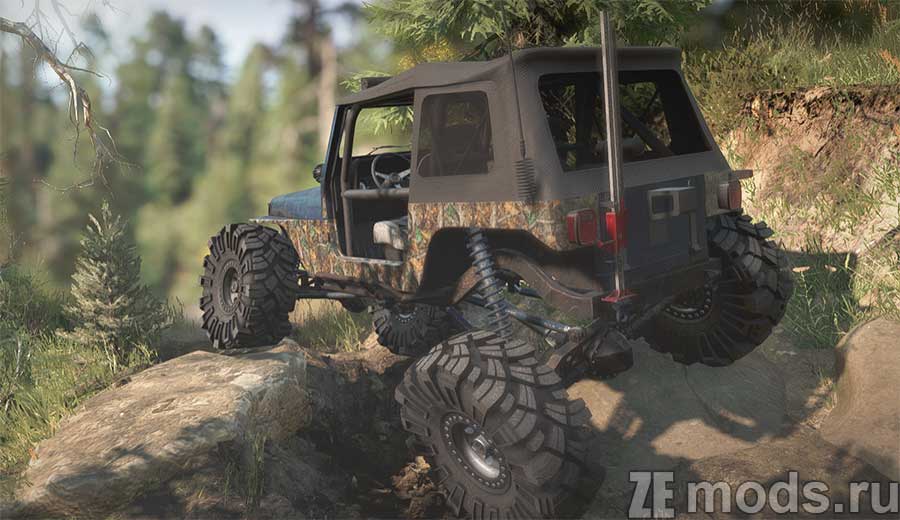 Jeep YJ Crawler mod for SnowRunner