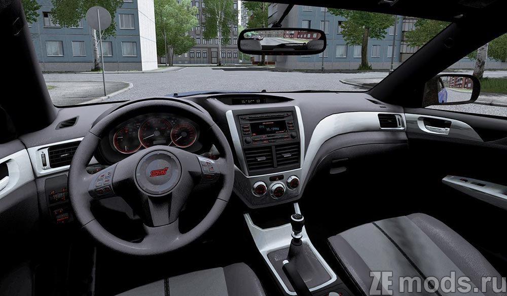 Subaru Impreza WRX STI 2008 mod for City Car Driving