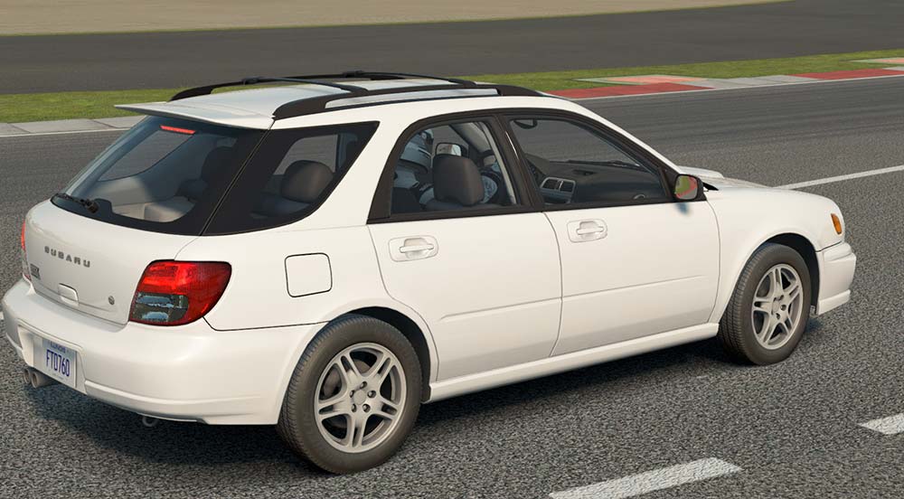на машину Subaru Impreza WRX Wagon mod for Assetto Corsa