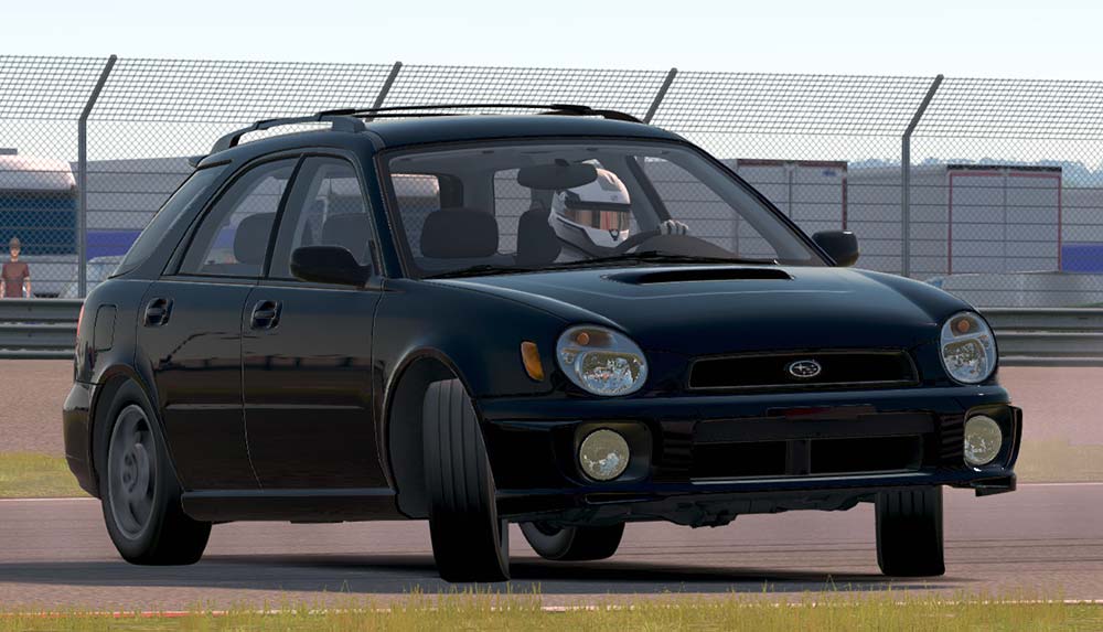 на машину Subaru Impreza WRX Wagon mod for Assetto Corsa
