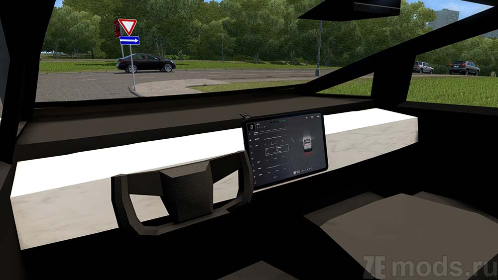 Tesla Cybertruck mod for City Car Driving