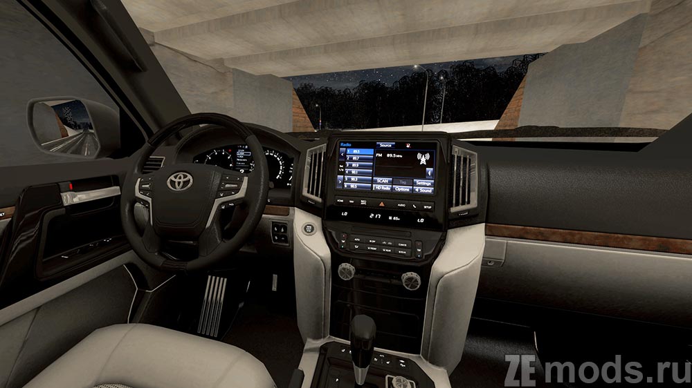 Toyota Land Cruiser 200 4.6 2016 mod for City Car Driving 1.5.9.2