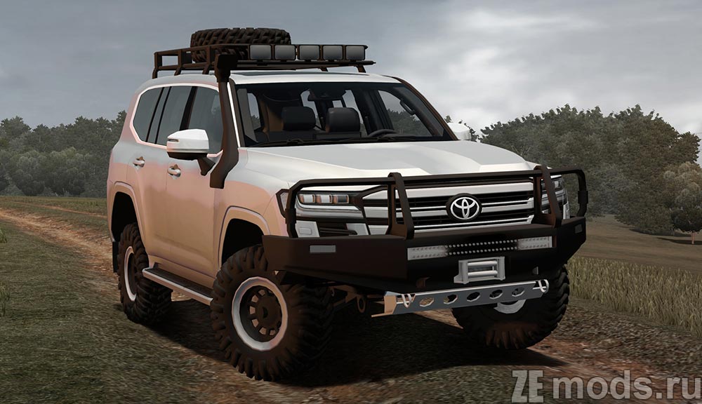 Toyota Land Cruiser 300 mod for City Car Driving 1.5.9.2