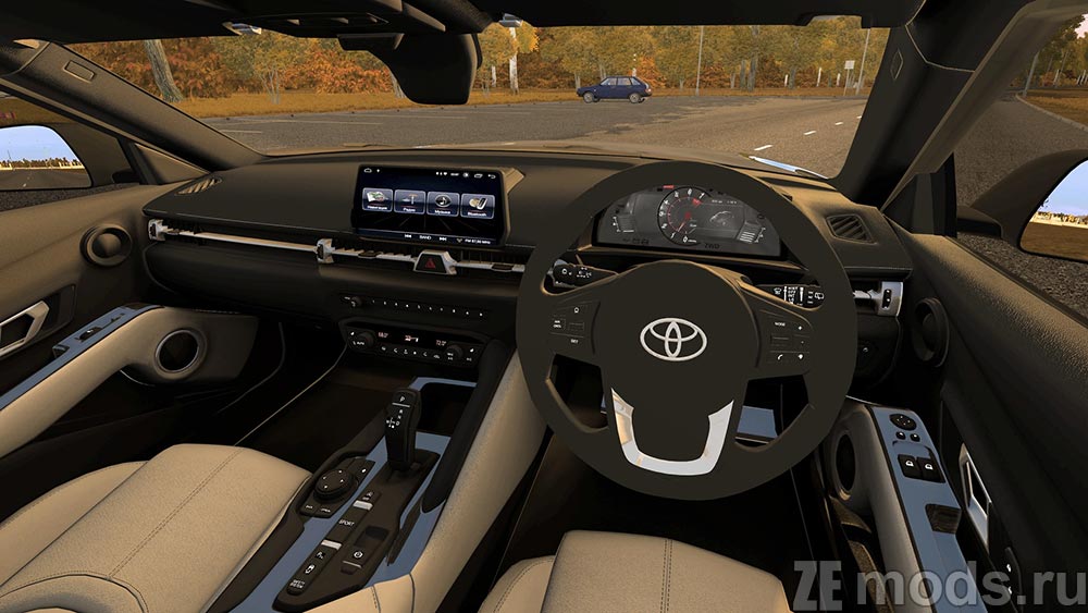 Toyota Supra A90 2019 mod for City Car Driving 1.5.9.2