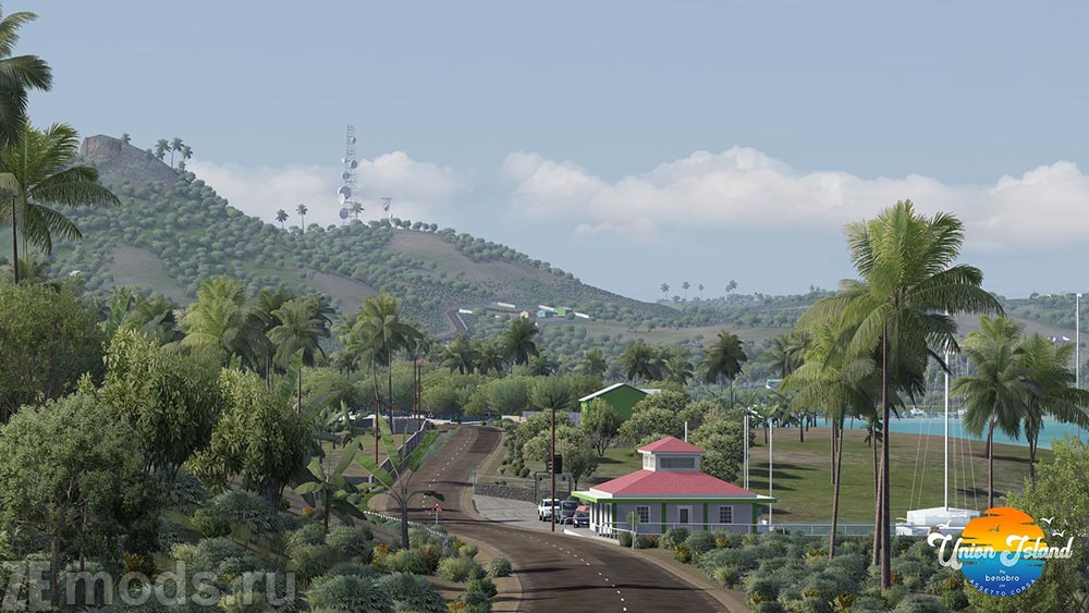 "Union Island" map map mod for Assetto Corsa