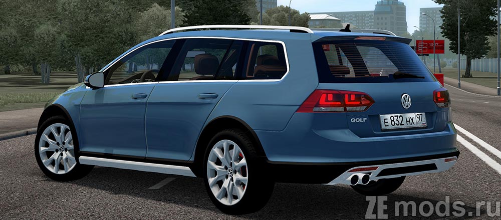 Volkswagen Golf Alltrack 2015 mod for City Car Driving
