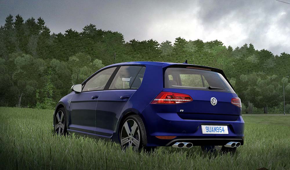 Volkswagen Golf R mod for City Car Driving