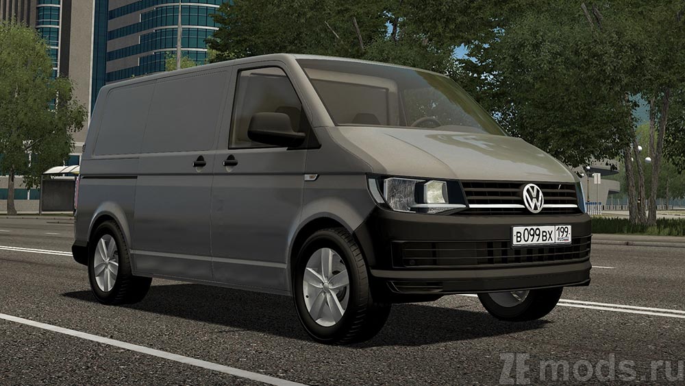 Volkswagen Transporter T6 for City Car Driving 1.5.9.2