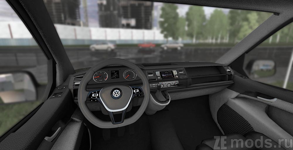 Volkswagen Transporter T6 mod for City Car Driving 1.5.9.2