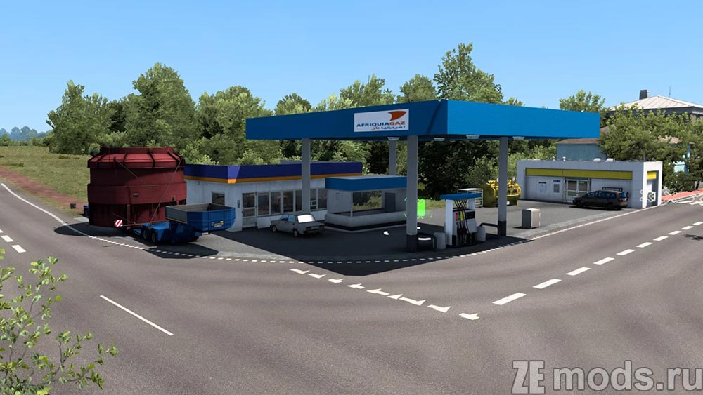 "Western Africa" map mod for Euro Truck Simulator 2