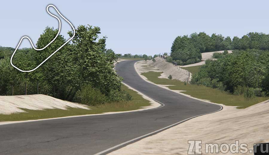 "Bridgehampton Race Circuit" map for Assetto Corsa