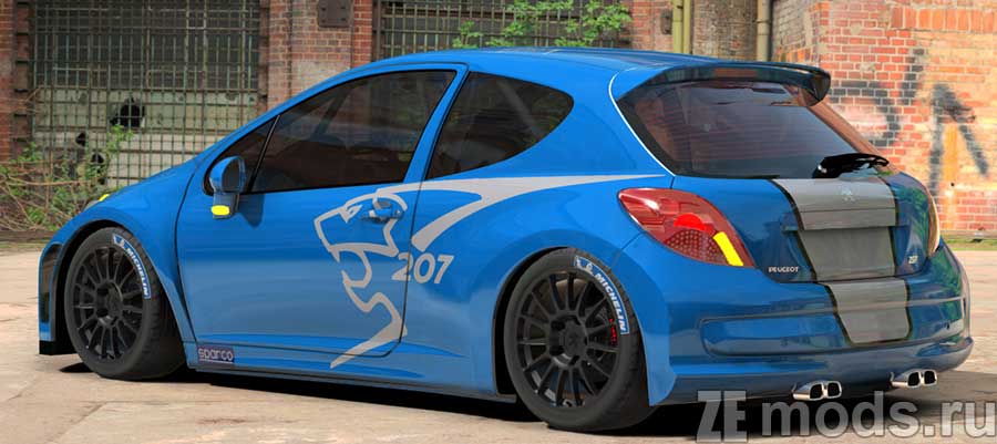 Peugeot 207 Rcup mod for Assetto Corsa