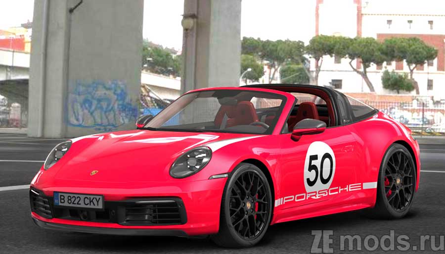 Porsche 992 Targa 4S 2023 for Assetto Corsa