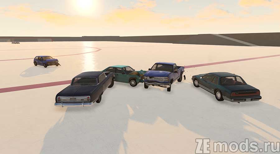 "Air Hockey" map mod for BeamNG.drive
