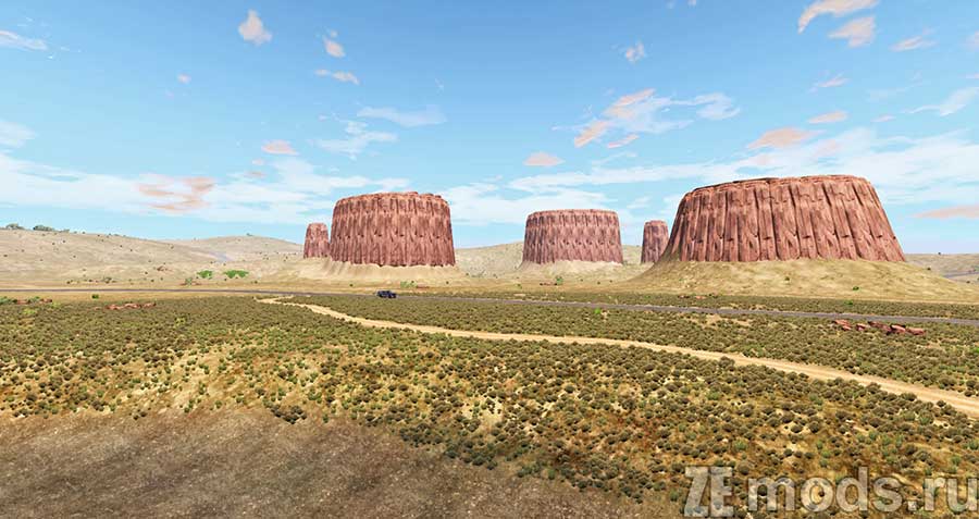 "Bizona Desert" map mod for BeamNG.drive
