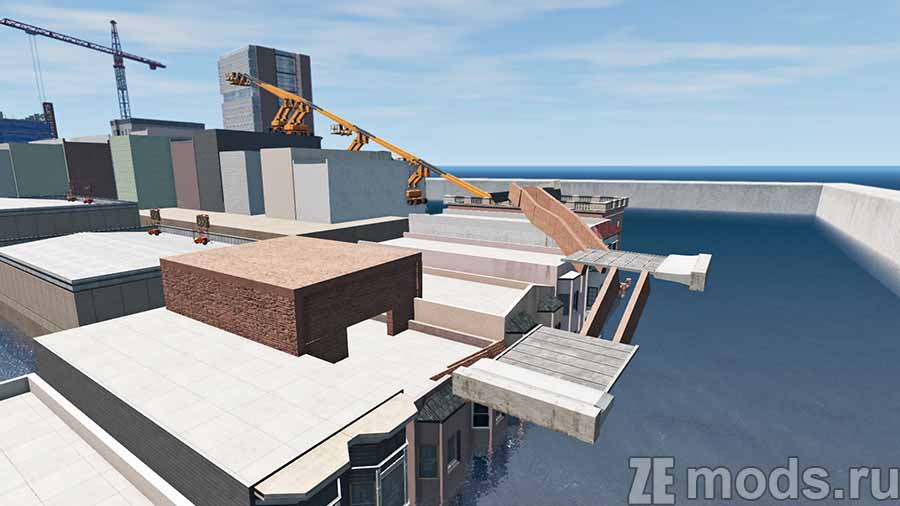 "City_Skilltest" map mod for BeamNG.drive