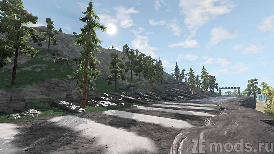 "Cliffside Endurance" map for BeamNG.drive
