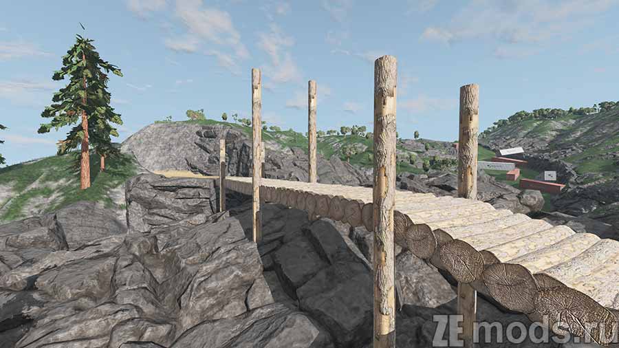 "Cliffside Endurance" map mod for BeamNG.drive