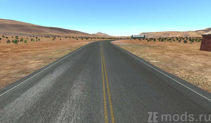 "Desert Highway" map for BeamNG.drive