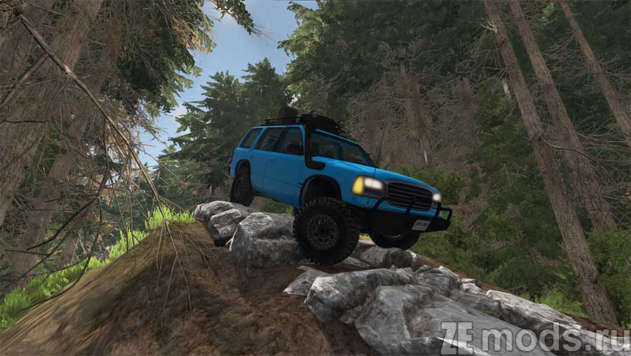 "Dirty 4x4 Offroad" map mod for BeamNG.drive
