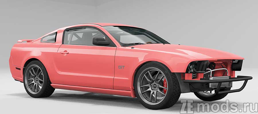 Ford Mustang GT 2005 mod for BeamNG.drive