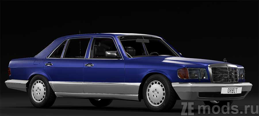 Mercedes-Benz W126 mod for BeamNG.drive