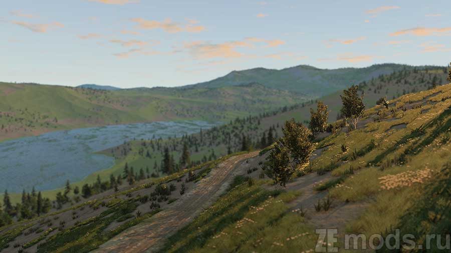 "Natural Playground" map mod for BeamNG.drive