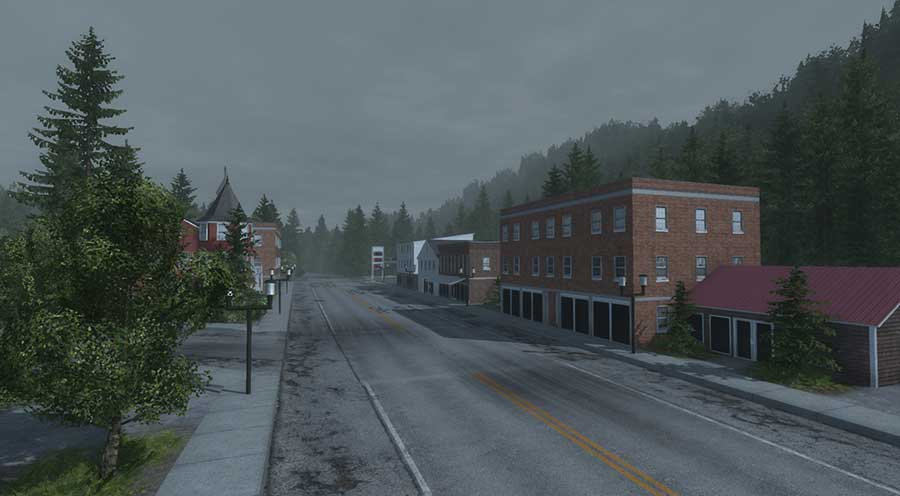 "Rally Forest" map mod for BeamNG.drive