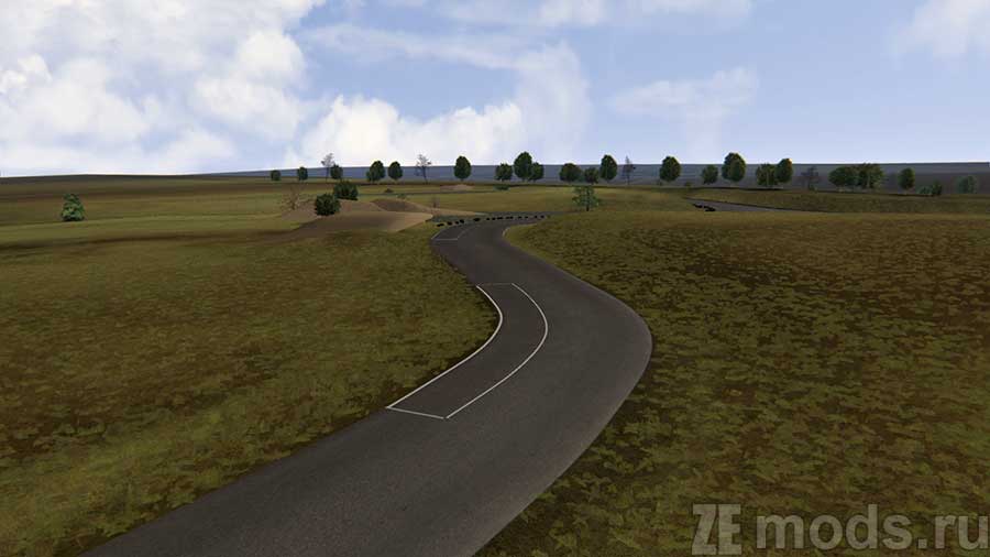 "6 km Odessa" map mod for Assetto Corsa