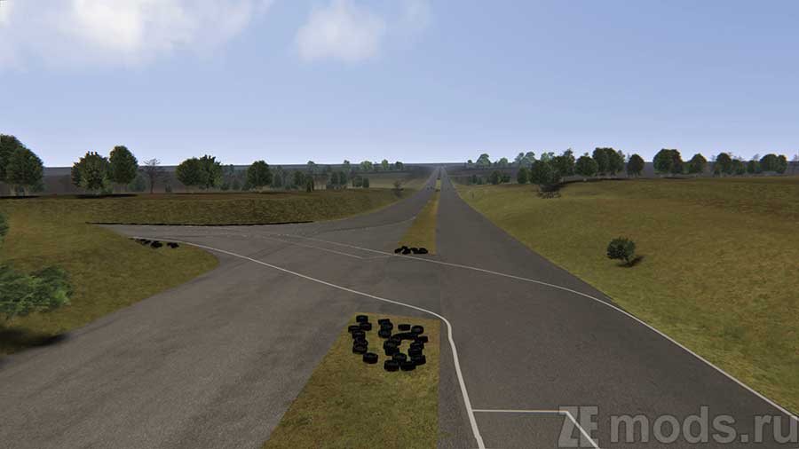 "6 km Odessa" map mod for Assetto Corsa