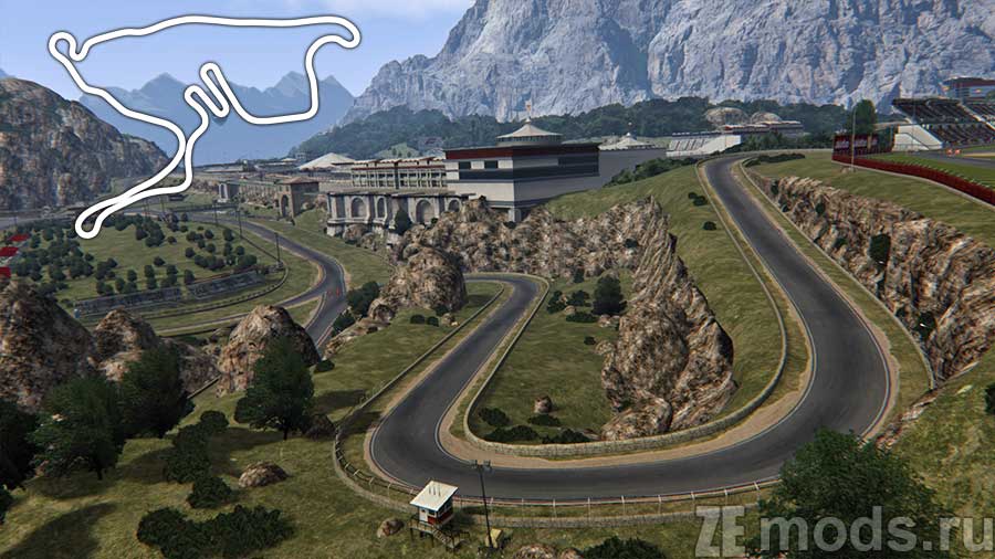 "Camino Viejo De Montserrat" map for Assetto Corsa