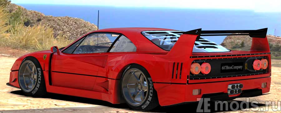 Ferrari F40 Liberty Walk mod for Assetto Corsa