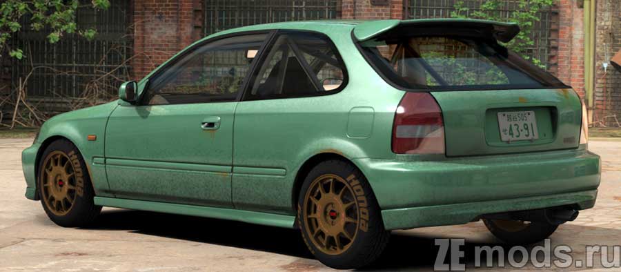 Honda Civic Type R (EK9) Jeezus Spec mod for Assetto Corsa