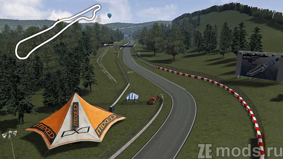 "Magna Steyr Test Circuit" map for Assetto Corsa