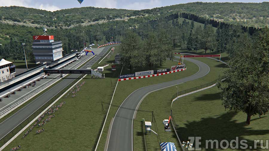 "Magna Steyr Test Circuit" map mod for Assetto Corsa