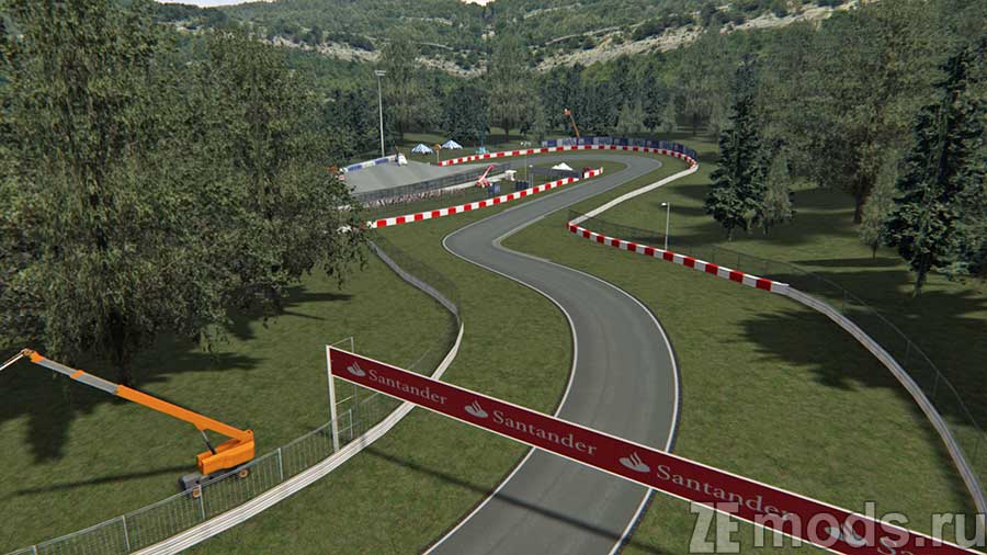 "Magna Steyr Test Circuit" map mod for Assetto Corsa