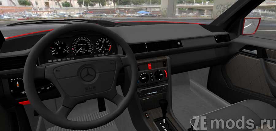 Mercedes-Benz E500 W124 Taxi 1 mod for Assetto Corsa