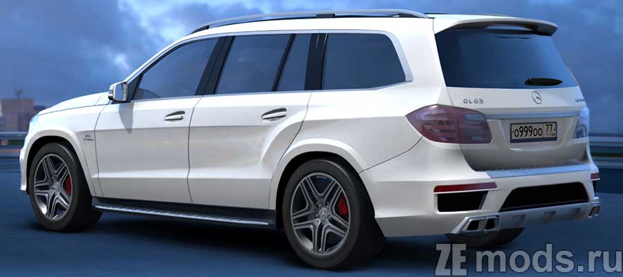 Mercedes-Benz GL63 X166 mod for Assetto Corsa