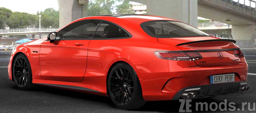 Mercedes-Benz S63 Coupe Tuned mod for Assetto Corsa