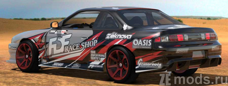 Nissan Silvia S14 Josiah Fallaise mod for Assetto Corsa